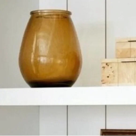 NEW Threshold Studio McGee 9" Amber
Round Recycled Glass Vase - Picture 4 of 5
